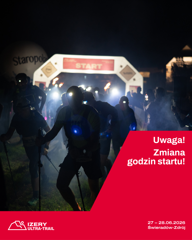 Zmiana godzin startów!